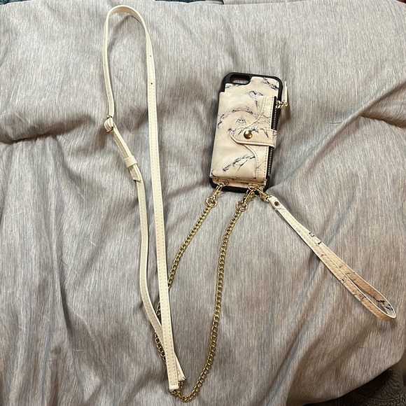 Lameeku iPhone 6/6s/7/8 case and wallet-wristlet or wallet-crossbody - Picture 1 of 14